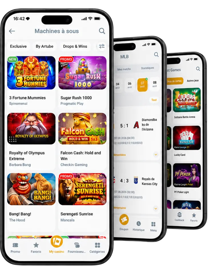 Aperçu des sports, du casino et des jeux dans l'application Melbet