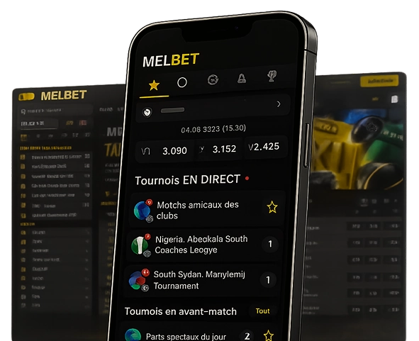 Application Melbet sur smartphone et ordinateur