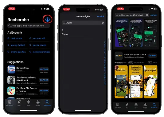 Étapes pour télécharger Melbet sur iPhone via l'App Store